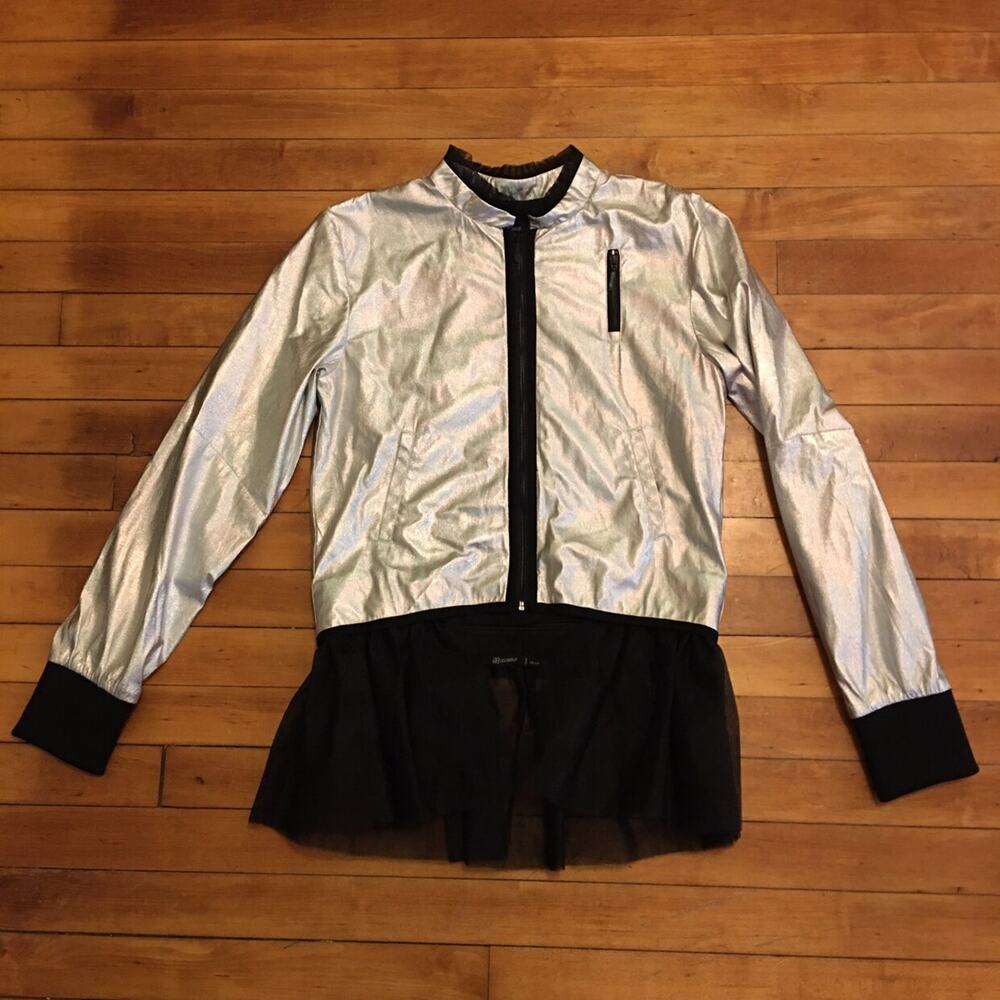 NWT Ustabelle Metallic Tulle Jacket